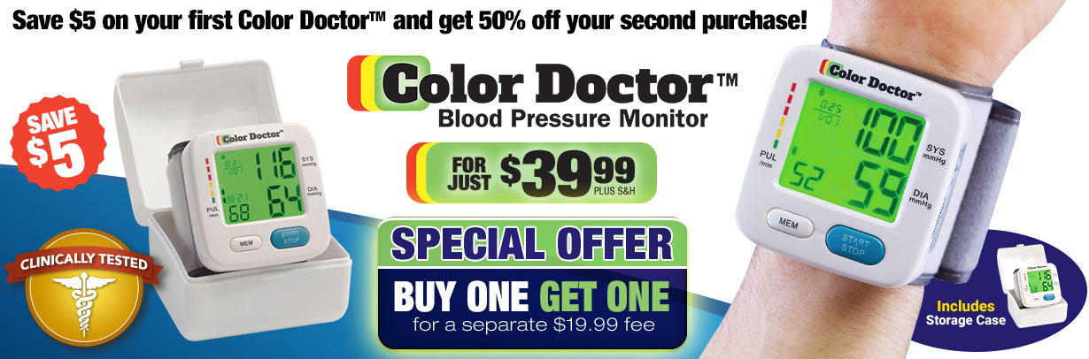 Color Doctor™ Personal Blood Pressure Monitor