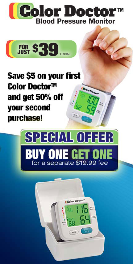 Color Doctor™ Personal Blood Pressure Monitor